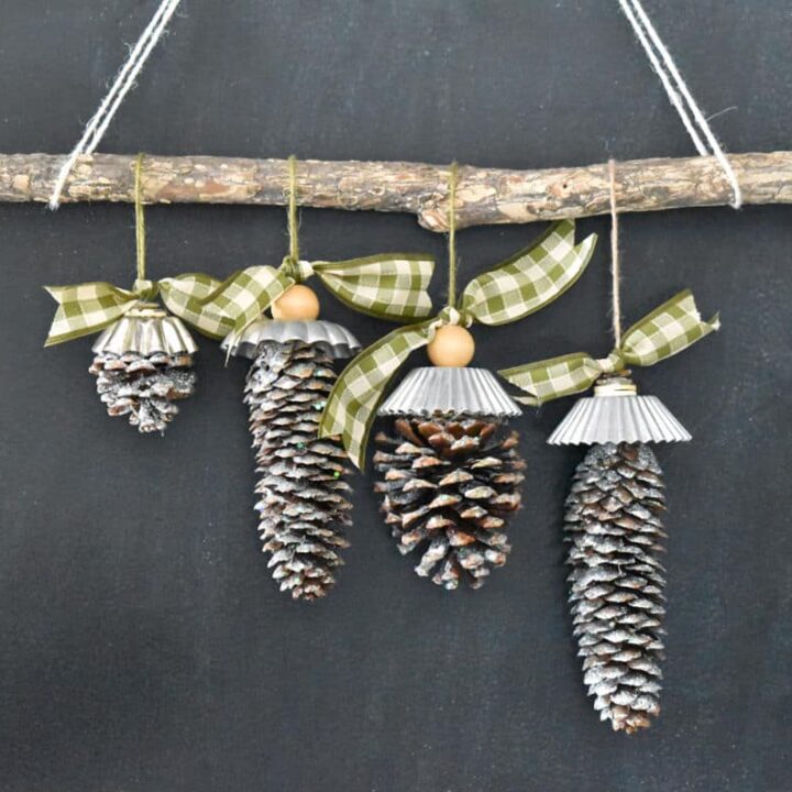 Pinecone ornaments