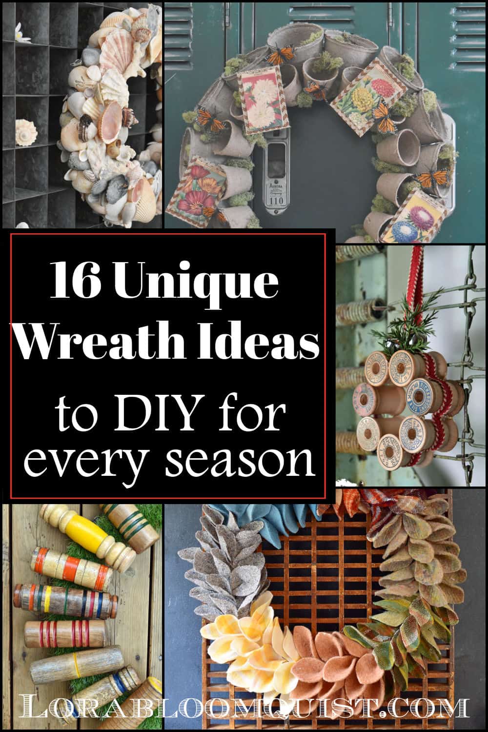 A Year’s Worth of Seasonal DIY Wreath Ideas