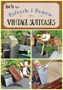 Vintage suitcases refresh