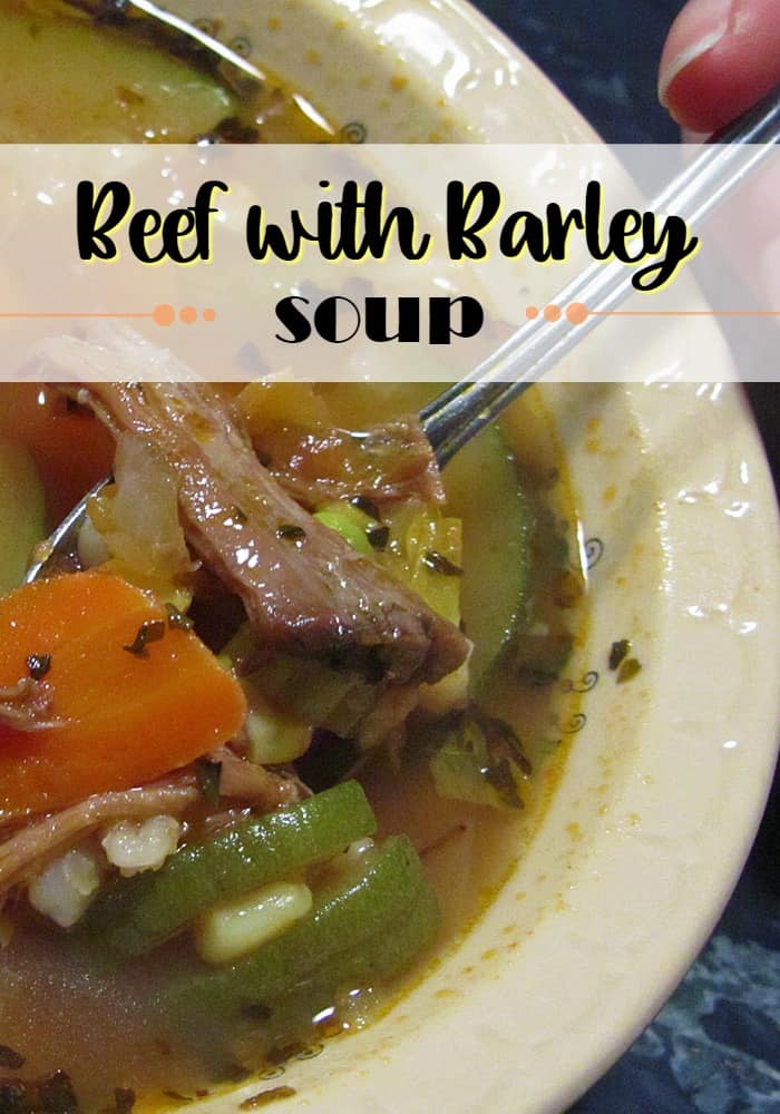 Winter Soups: Vegetable Beef Barley