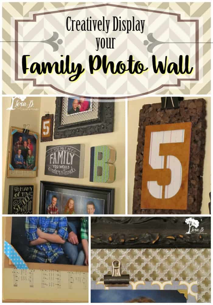 Family Photo Wall Display
