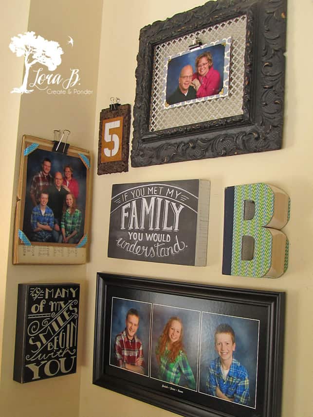 Family Photo Corner - Lora Bloomquist~Create & Ponder