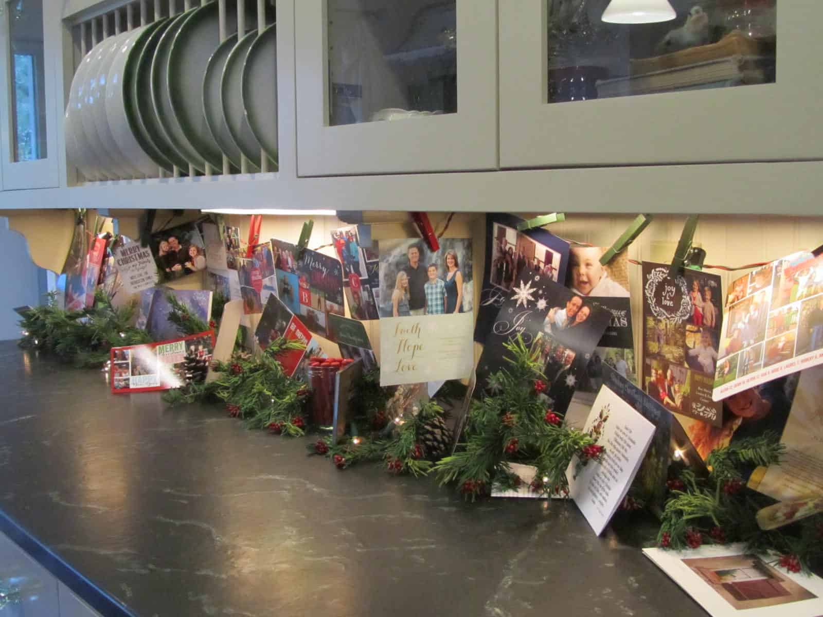 Christmas Card Display