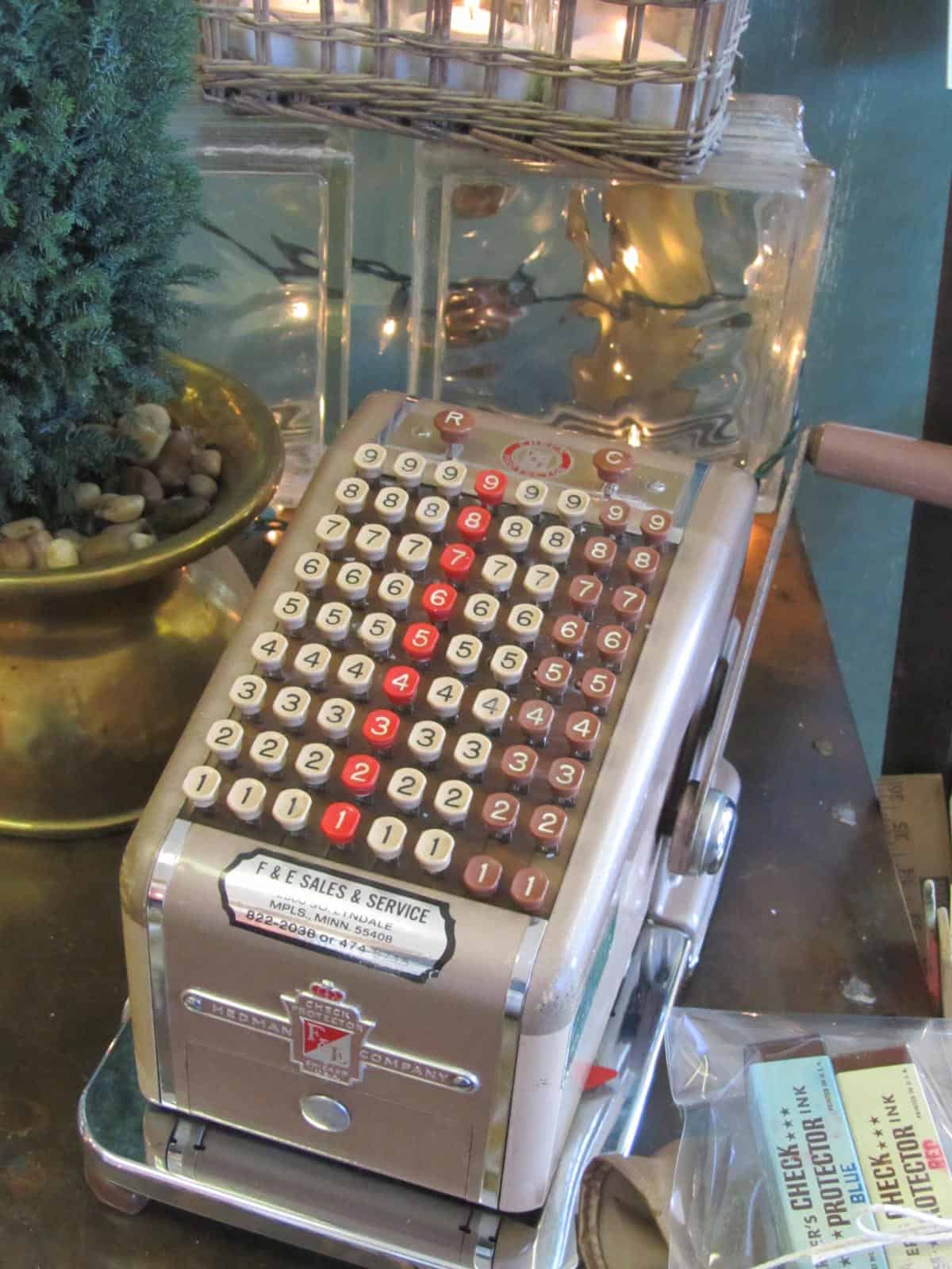 Vintage Adding Machine