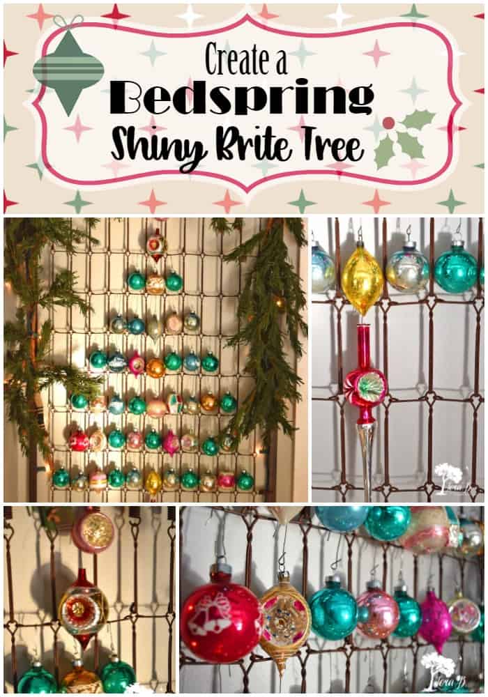 Bedspring Shiny Brite Tree