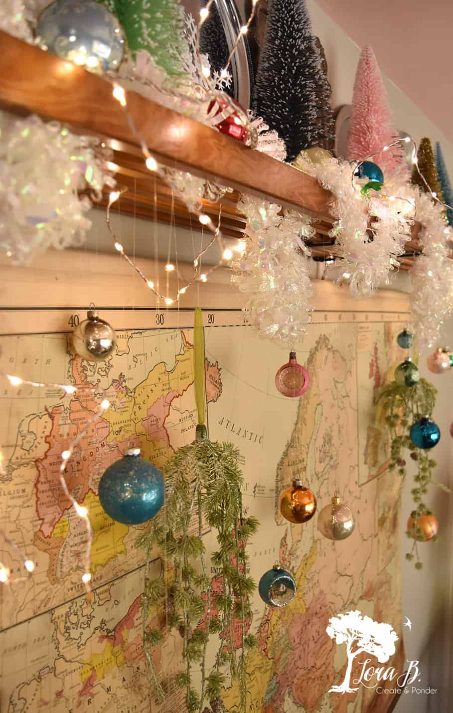 Christmas Map Display