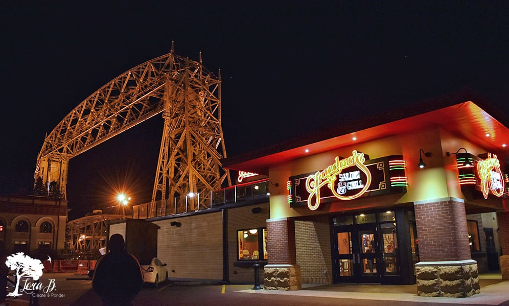 Grandma's bar and grill by the Lift Bridge, Duluth MN