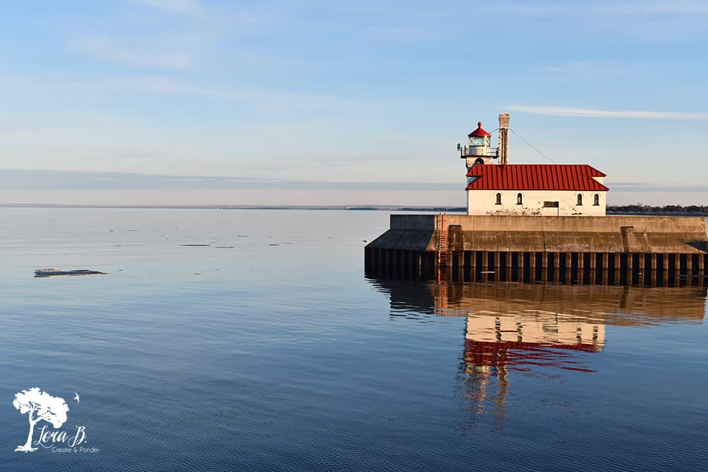 Lighthouse in Canal Park, Duluth MN.