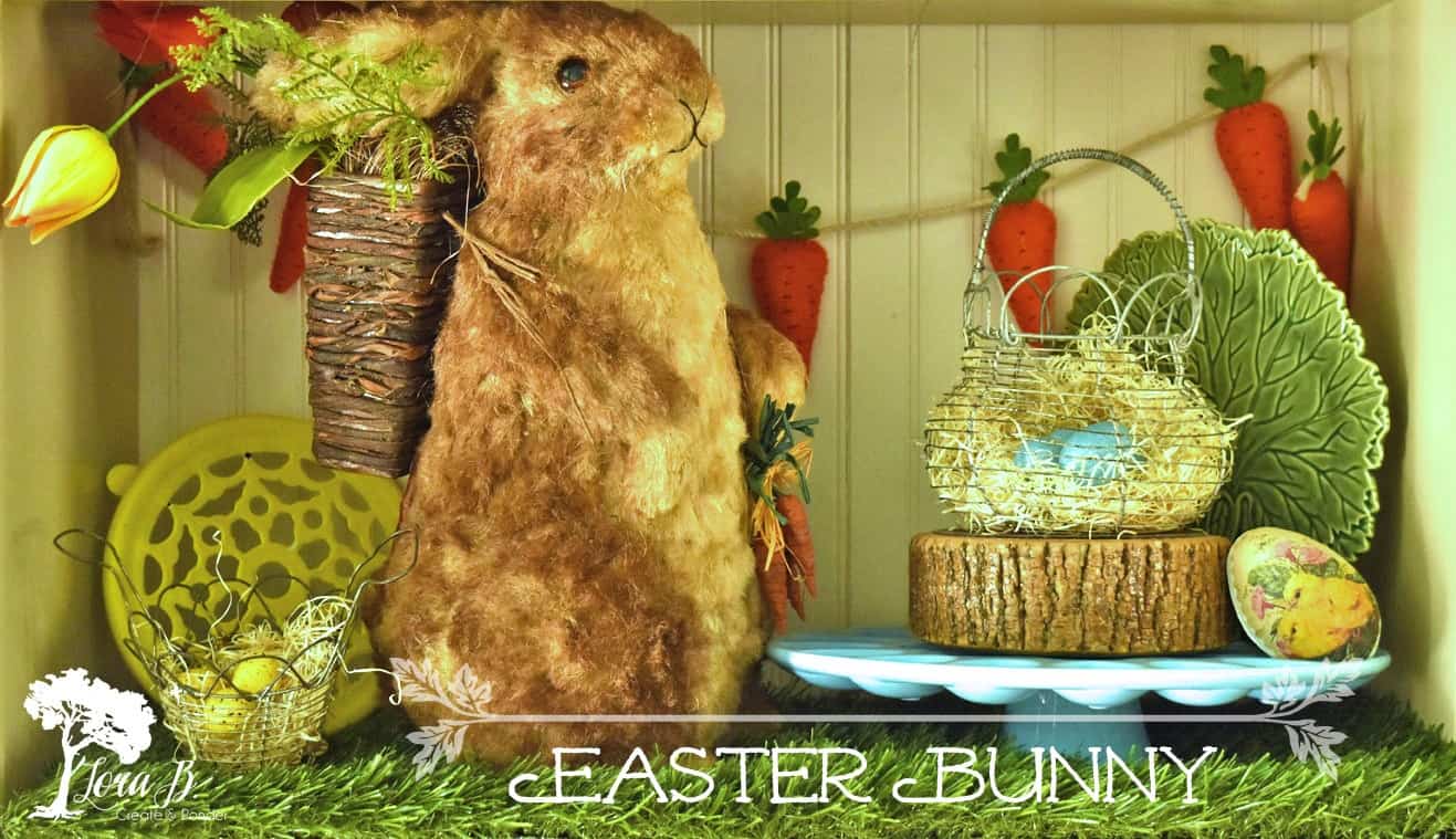 Easter bunny display