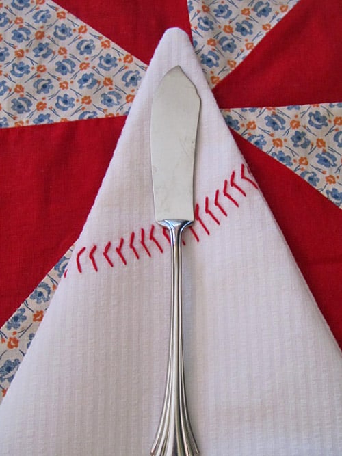 Baseball bunting triangle.