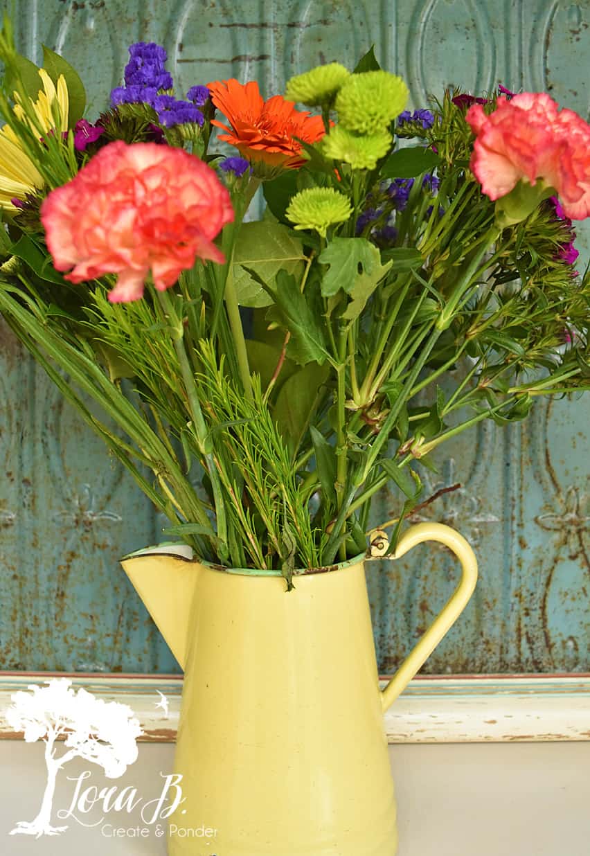 Box store floral bouquet