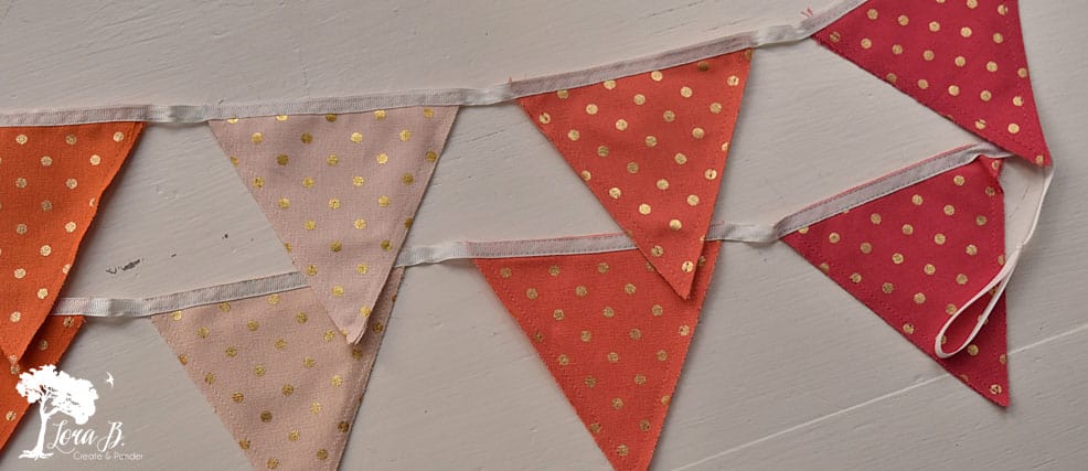 Triangle bunting.