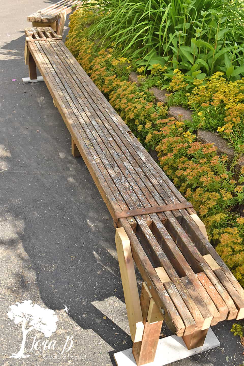 scaffolding bench