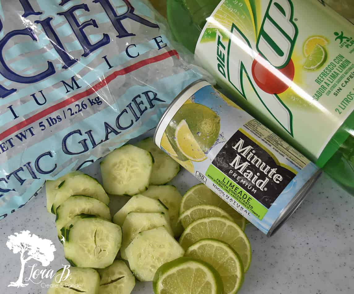 Cucumber Lime punch ingredients