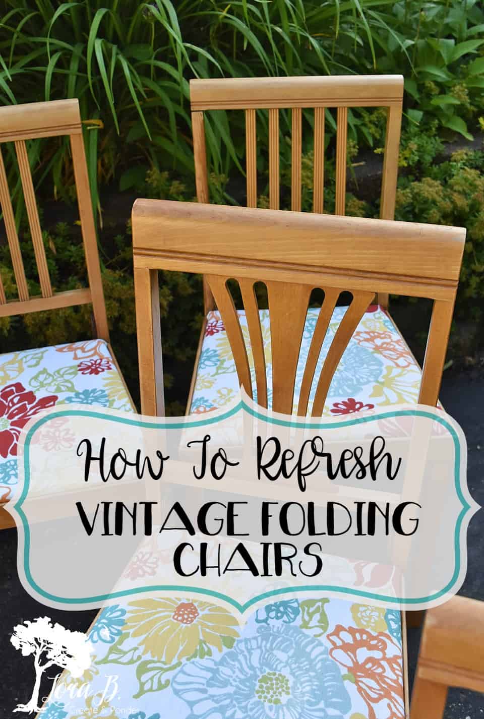 vintage folding chairs
