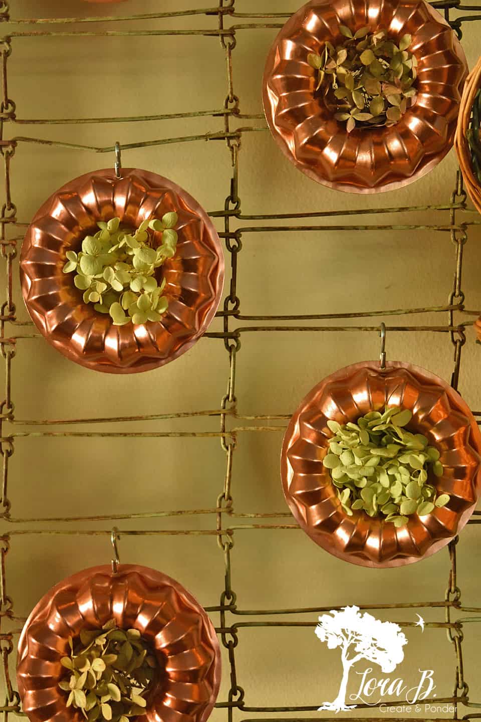 Copper jello molds