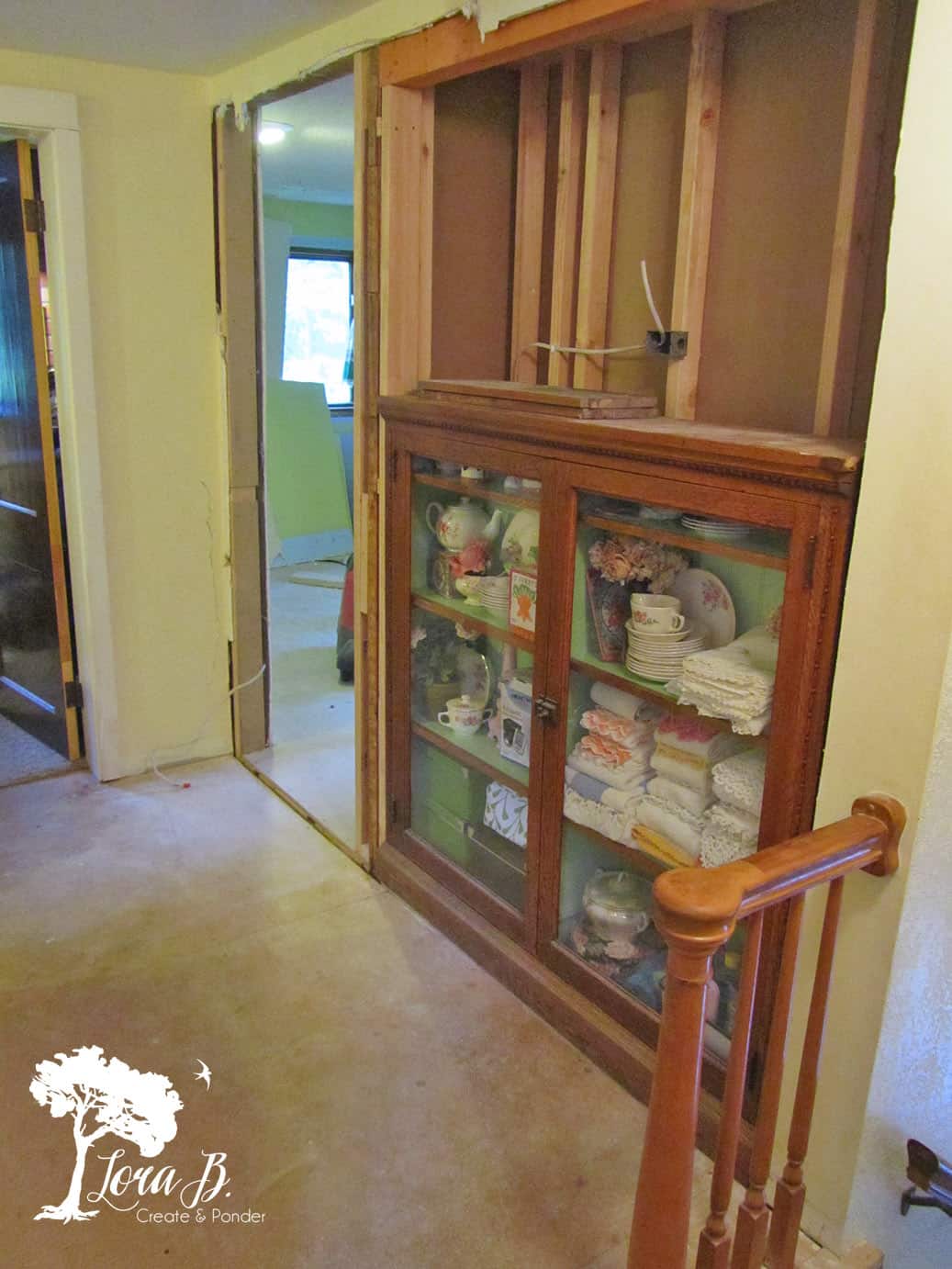 built-in cupboard