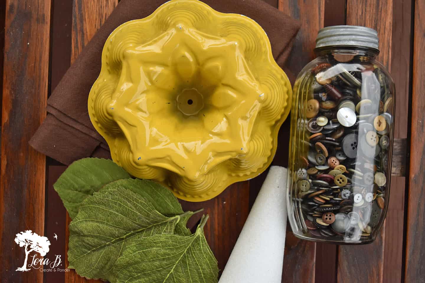 Repurposed Cake Mold Sunflower DIY