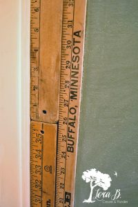 Yardstick Frame for a chalkboard wall.