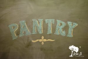 Pantry Chalkboard Wall