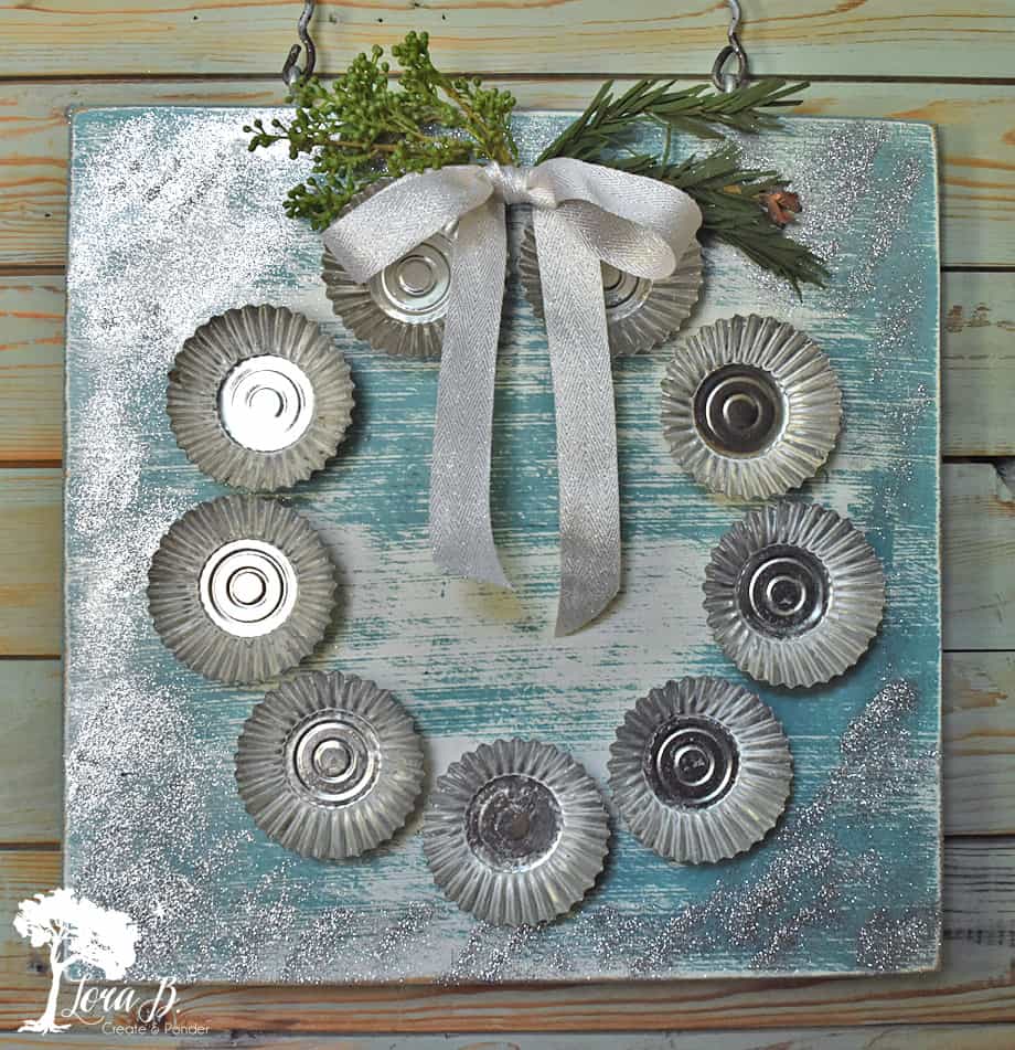 Vintage sandbakkel wreath