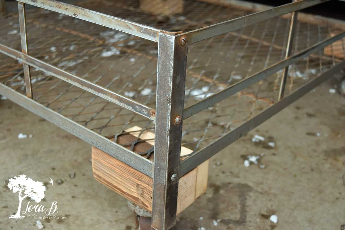 vintage roof rack coffee table