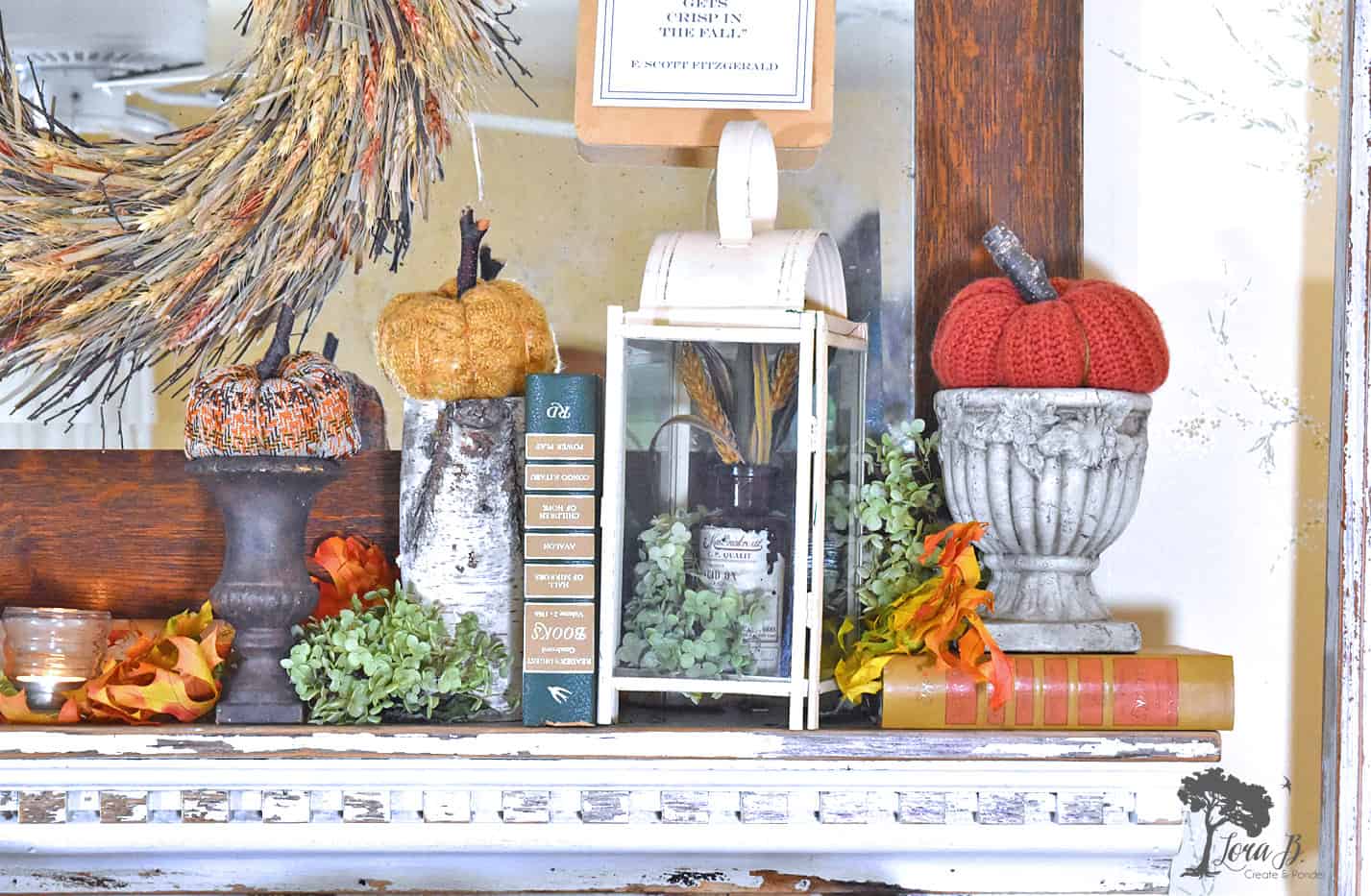 Fall Bedroom Decor with Natural Accents - Lora Bloomquist~Create & Ponder