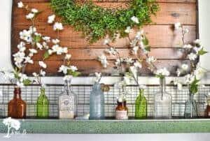 Spring decor, vintage style
