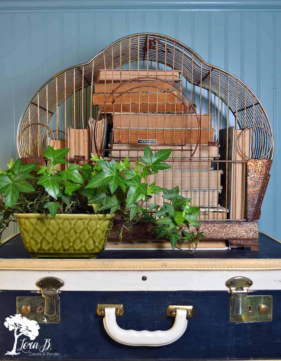 12 Creative Ways to Decorate a Vintage Birdcage - Lora Bloomquist