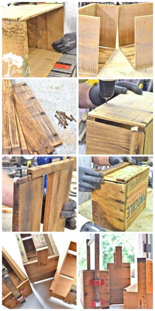 old wood crate