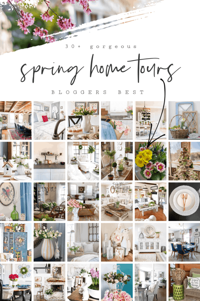 blogger's Spring home tour