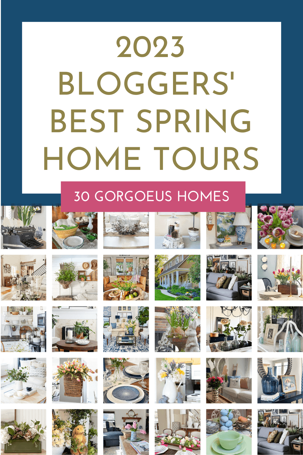 A Spring Home Tour with Vintage Garden Style - Lora Bloomquist~Create ...