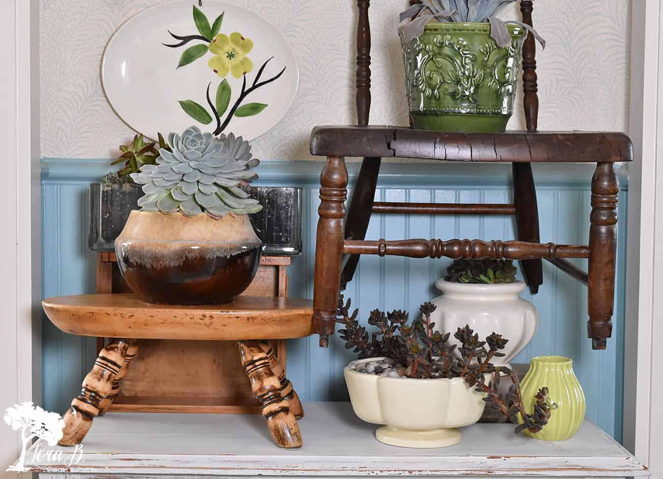 How to Decorate to Thrift the Look, Vintage Boho Style - Lora