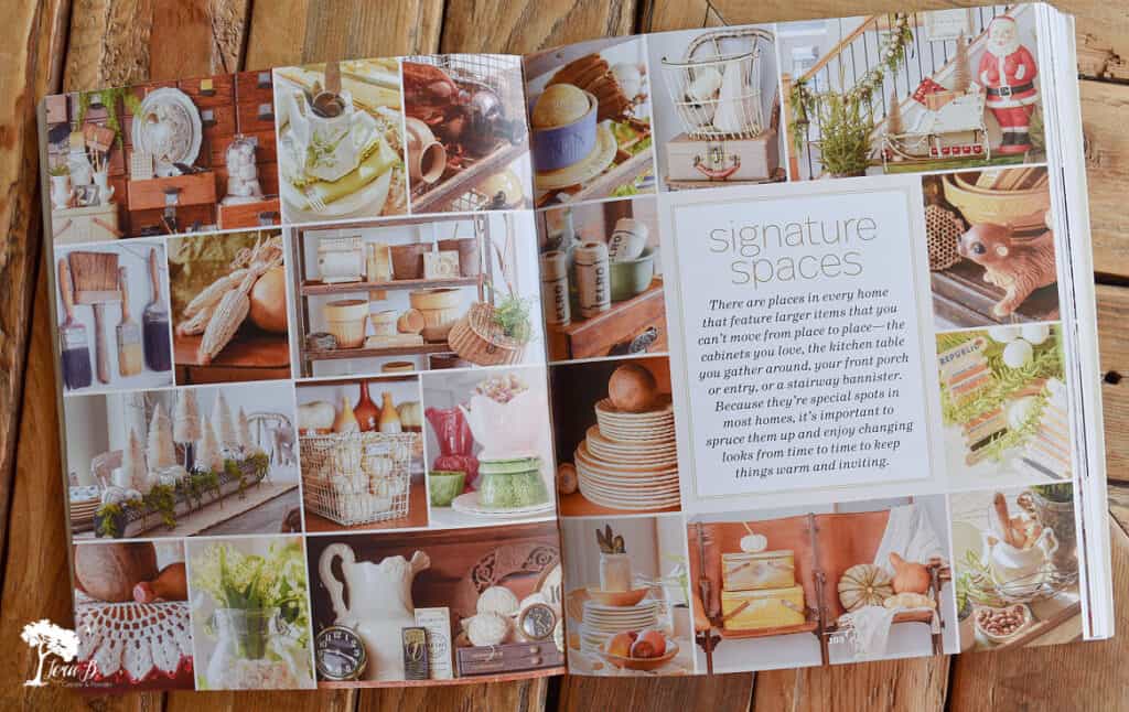 Vintage decor book