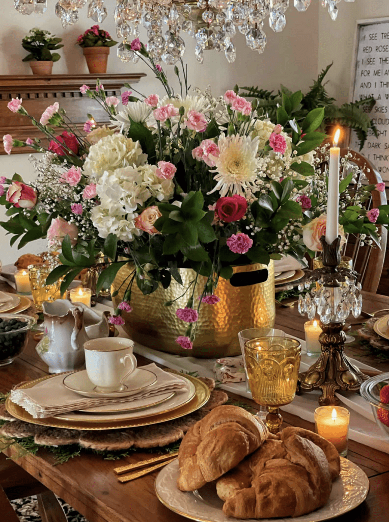 Easter table setting