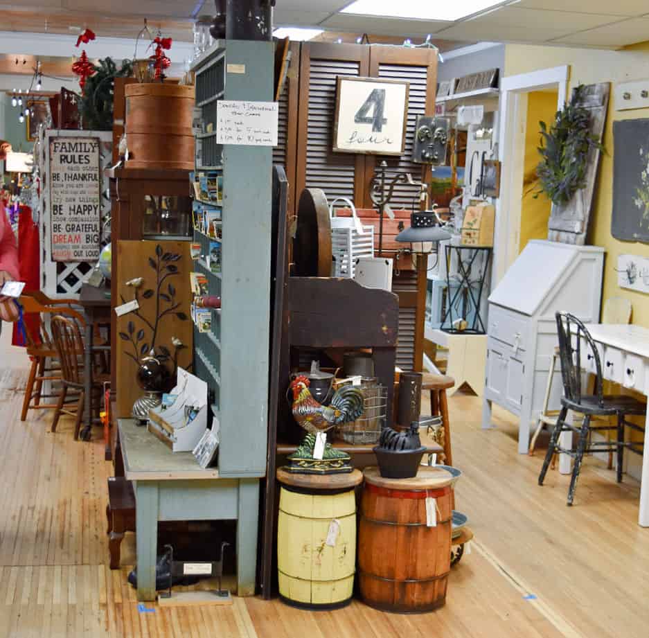 Vintage shop.