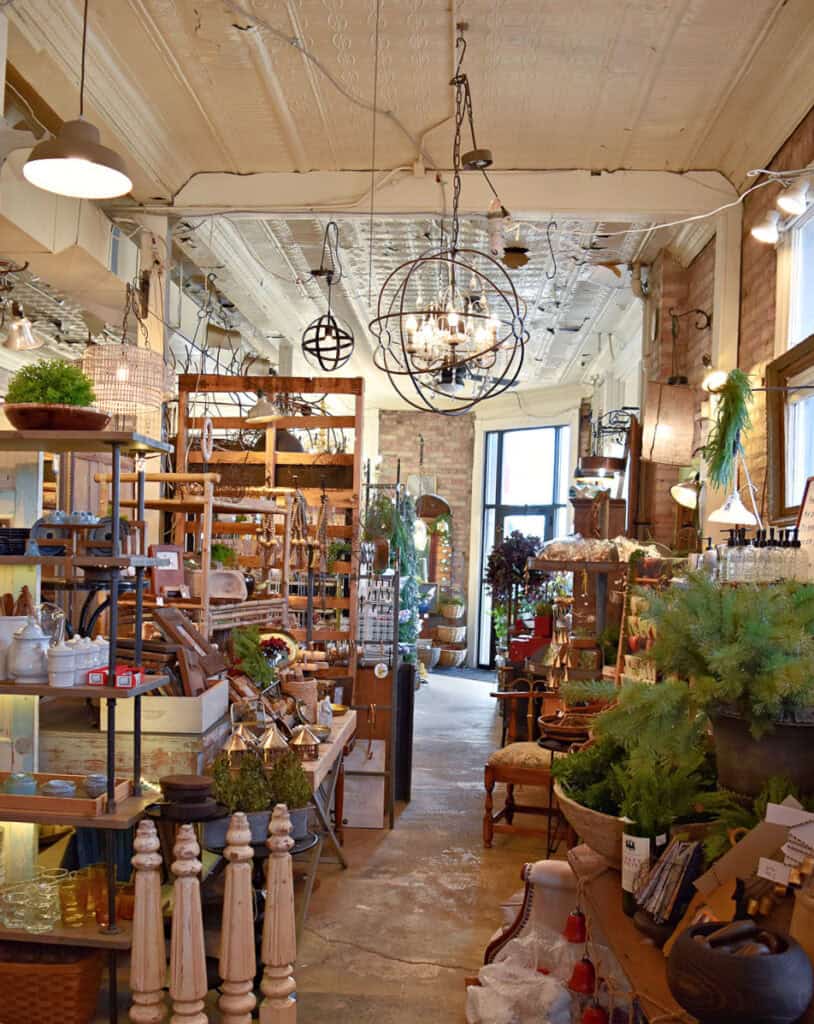 French style vintage store.