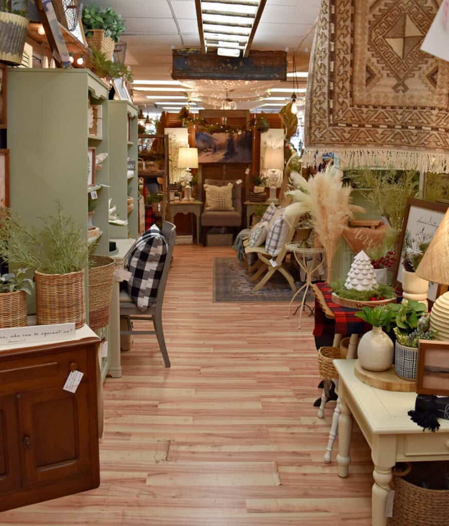 Home decor store display.
