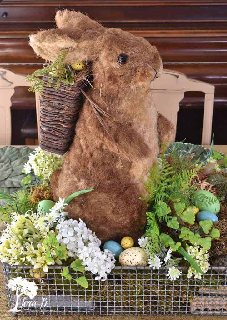 Easter Bunny Centerpiece How-To