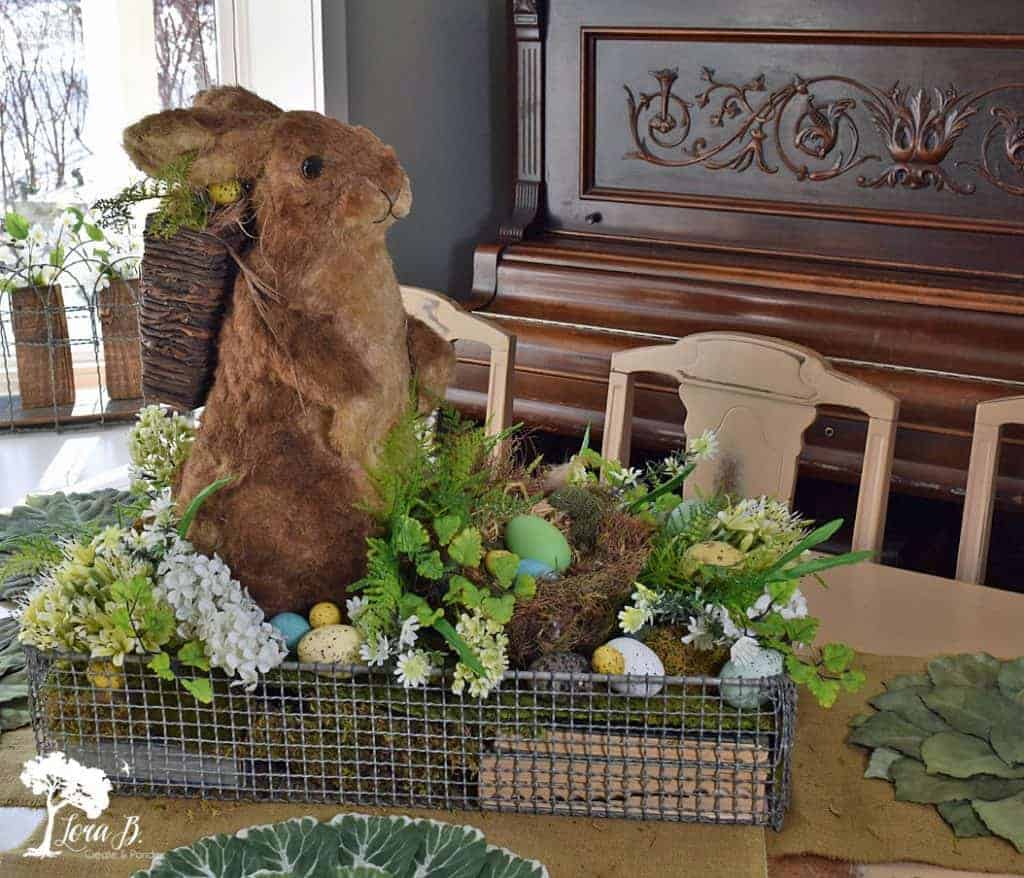 Easter Bunny Centerpiece How-To