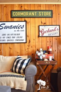 vintage cabin decor custom signs