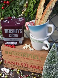 Christmas hot chocolate bar