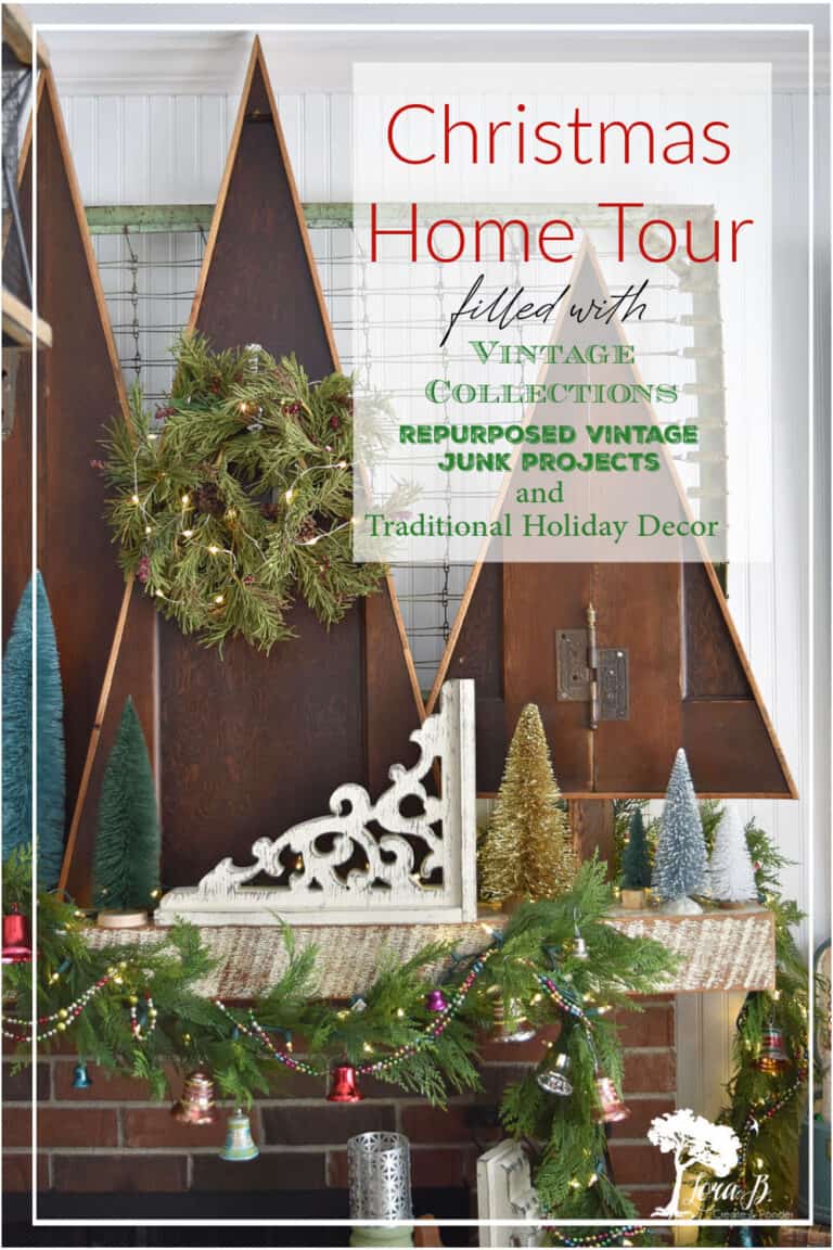 Vintage Inspired Christmas Home Tour with Traditional Style - Lora ...