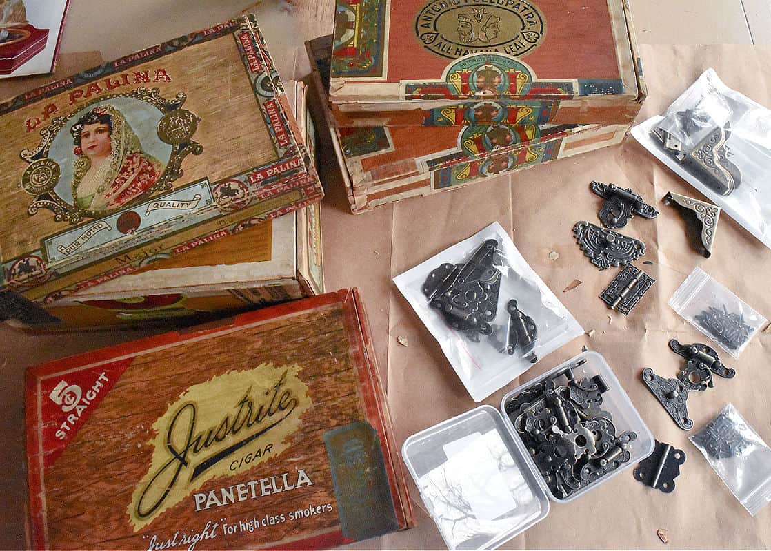 DIY Vintage Cigar Box Craft Ideas - Lora Bloomquist~Create & Ponder