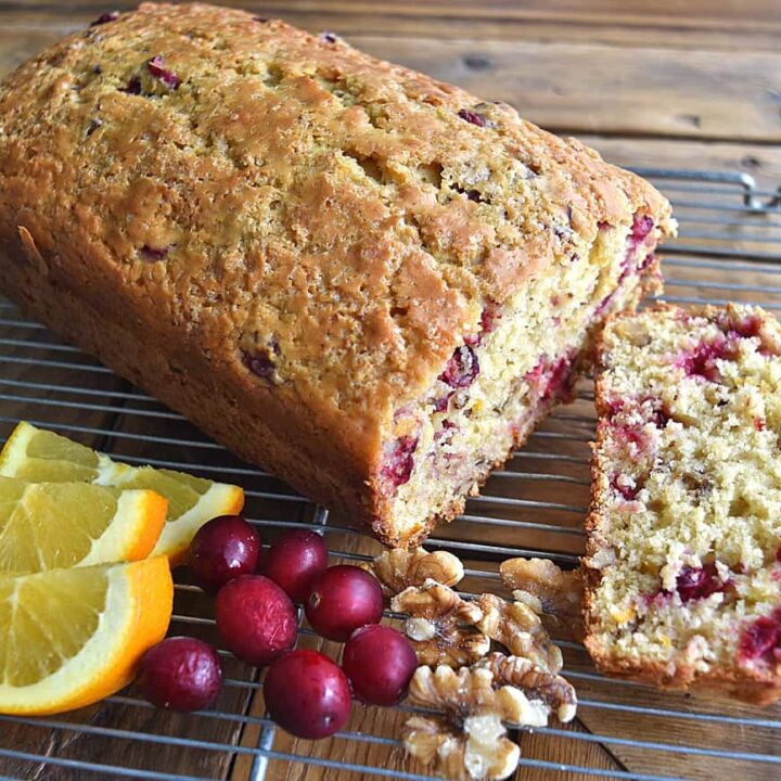 Delicious Cranberry Orange Bread