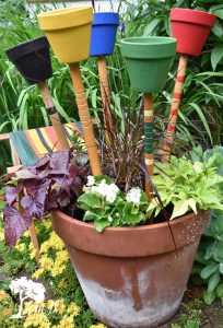 how to upcycle vintage croquet mallets