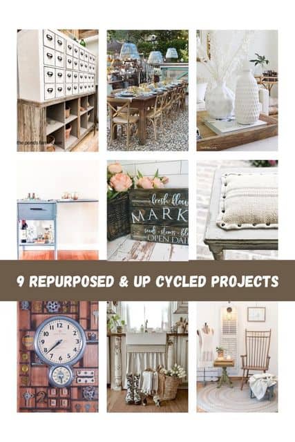 Upcycled DIY projects