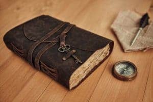 leather writing journal