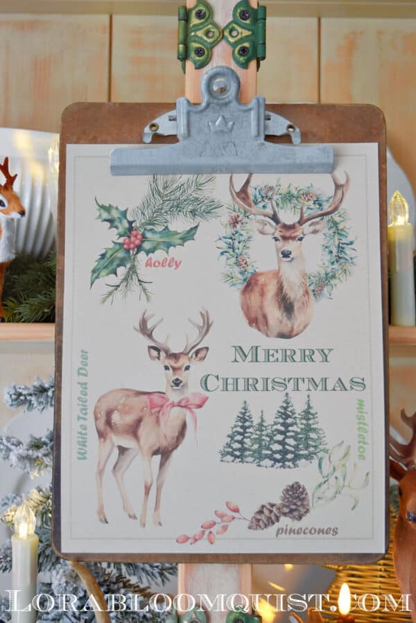 Lora Rode Decook Pinterest Christmas Printables - Lora Bloomquist~Create & Ponder