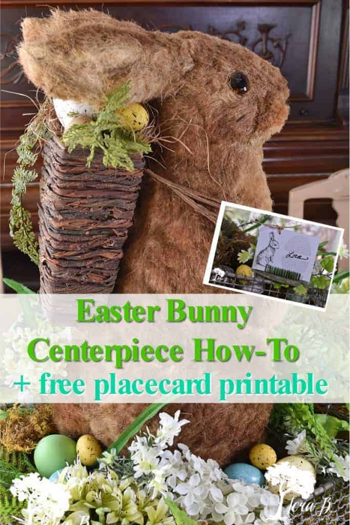 Easter bunny centerpiece how to